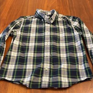 Crewcuts plaid LS button up